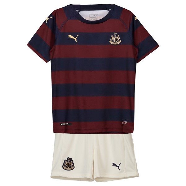 Camiseta Newcastle United Replica Segunda Ropa Niños 2018/19 Rojo Negro